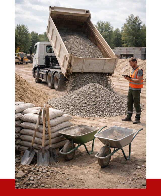 Доставка нерудных материалов в Химках от 1244 руб. | ПРОНЕРУДХмк