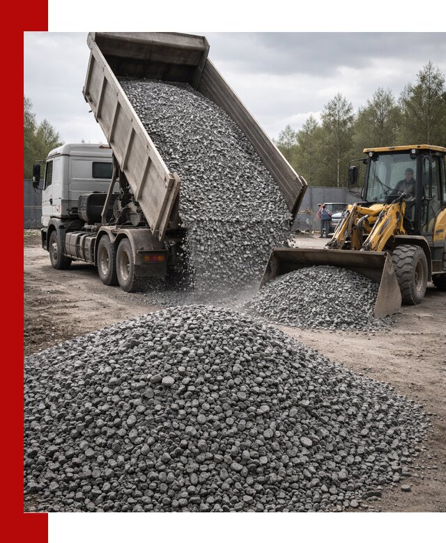 Доставка и продажа щебня гранитного в Химках