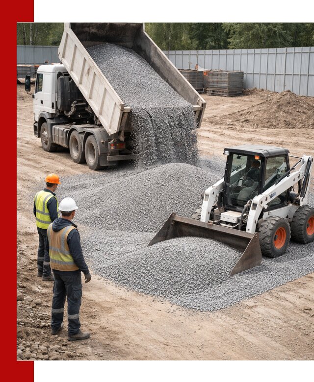 Доставка и продажа гранитного щебня фракции 0-5 в Химках