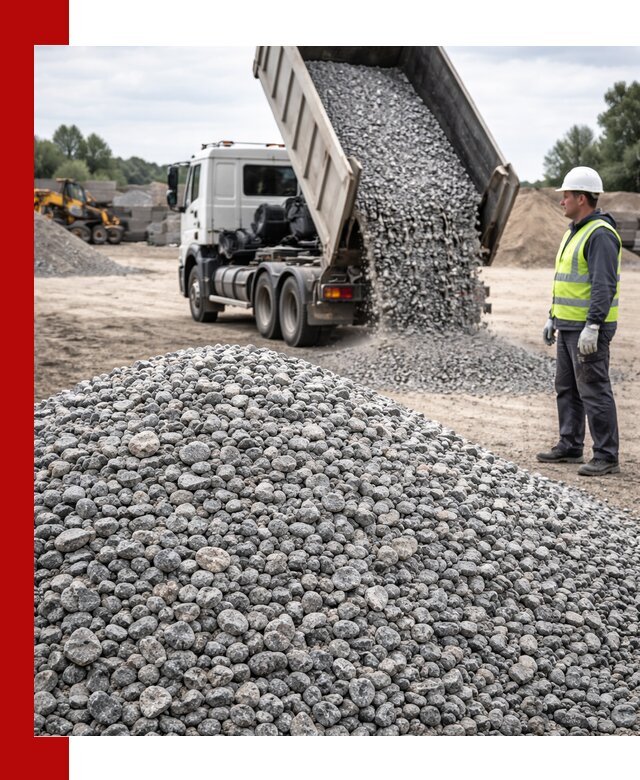 Доставка и продажа гранитного щебня фракции 5-20 в Химках