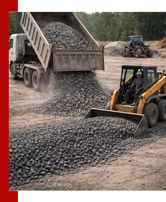 Гранитный щебень фракция 40-70 с доставкой в Химках