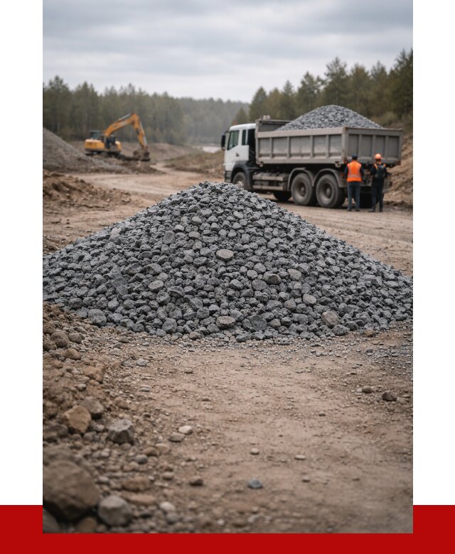 Щебень габбро диабаз фракция 40-70 в Химках от 2281 р-ПРОНЕРУДХмк