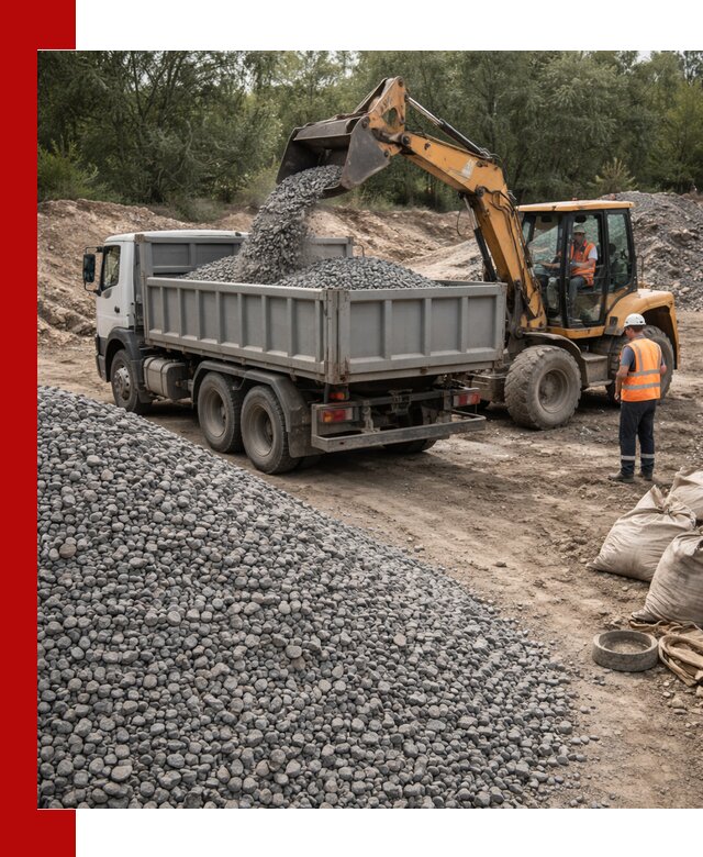Доставка гравийного щебня в Химках оптом и в розницу