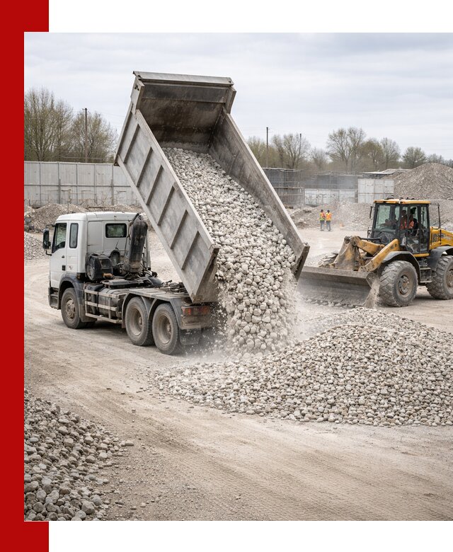 Доставка и продажа известнякового щебня в Химках