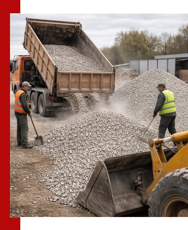 Доломитовый щебень фракции 5-20 с доставкой в Химках