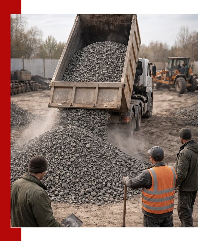 Доставка шлакового щебня в удобные сроки по выгодной цене в Химках