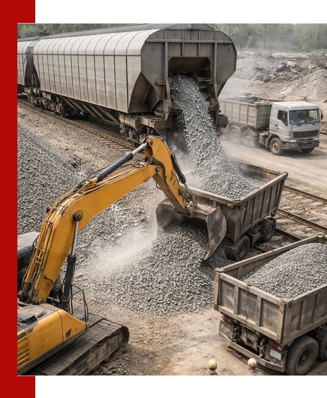 Доставка железнодорожного щебня в Химках крупными партиями быстрого отгруза