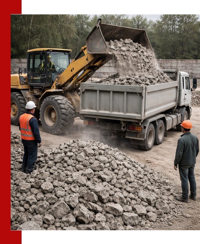 Вторичный щебень фракция 70–150 в Химках с доставкой