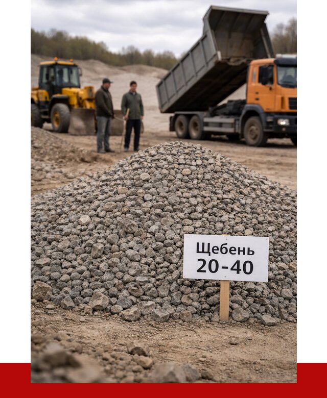 Бетонный щебень фракция 20-40 в Химках от 2540 р. | ПРОНЕРУДХмк