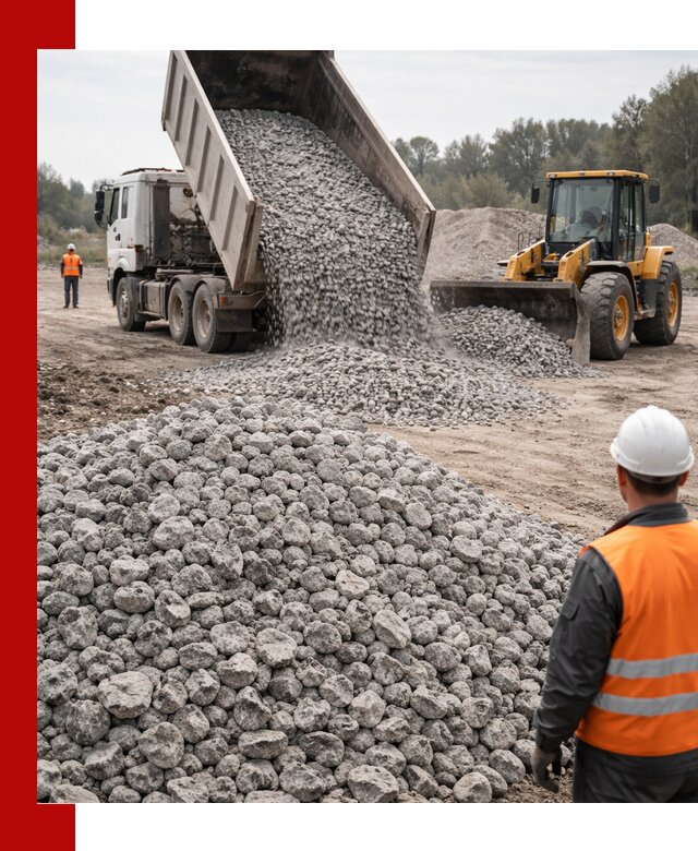 Доставка бетонного щебня фракции 20-40 в Химках