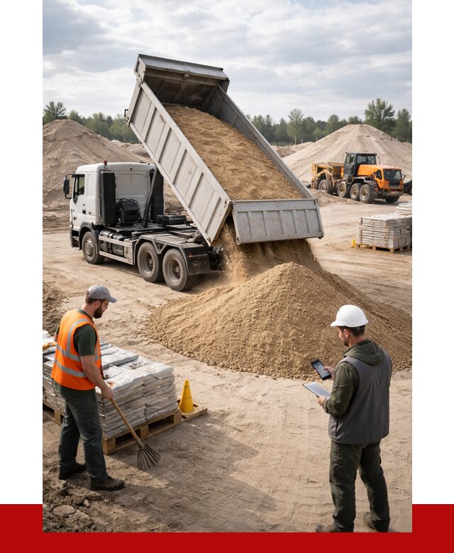 Карьерный песок с доставкой в Химках от 3732 р. ПРОНЕРУДХмк