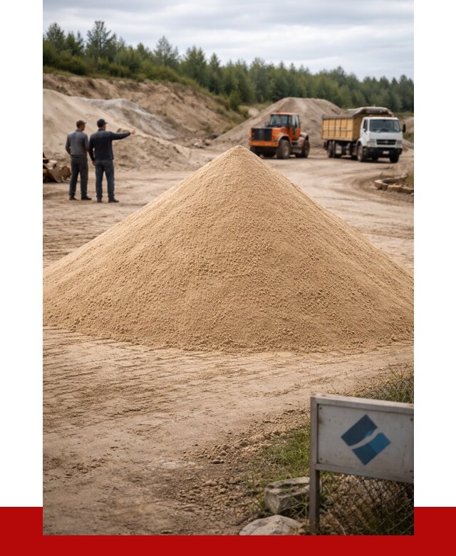Карьерный песок навалом в Химках от 1866 р. | ПРОНЕРУДХмк