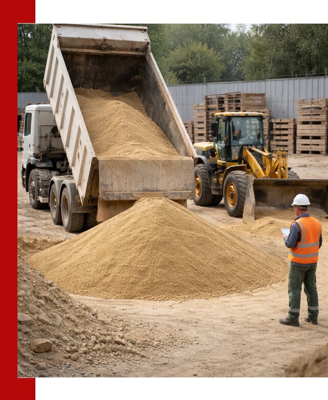 Доставка карьерного мелкозернистого песка в Химках