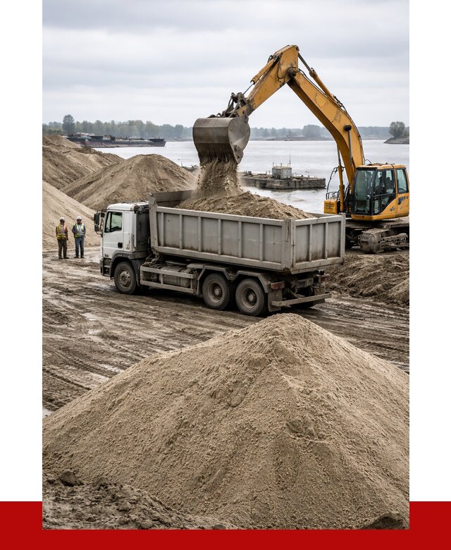 Купить речной песок навалом в Химках от 1866 р., ПРОНЕРУДХмк