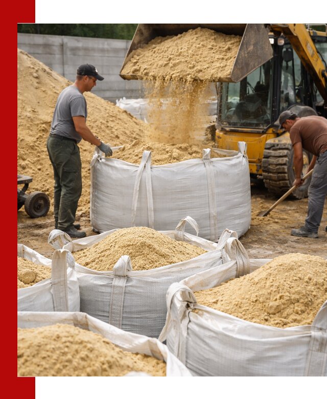 Поставка качественного песка для кладки в Химках