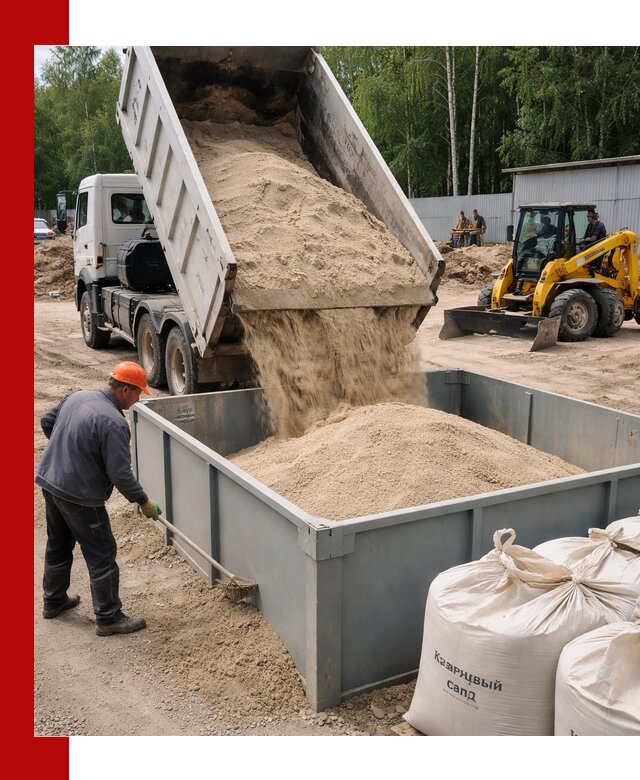 Кварцевый песок для фильтра в Химках — доставка и качество