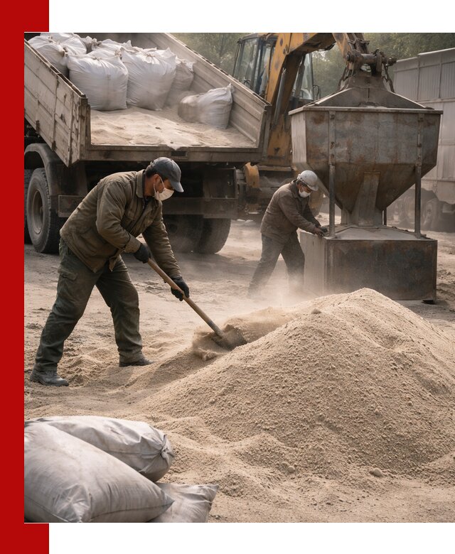 Кварцевый песок для пескоструя в Химках — доставка и качество