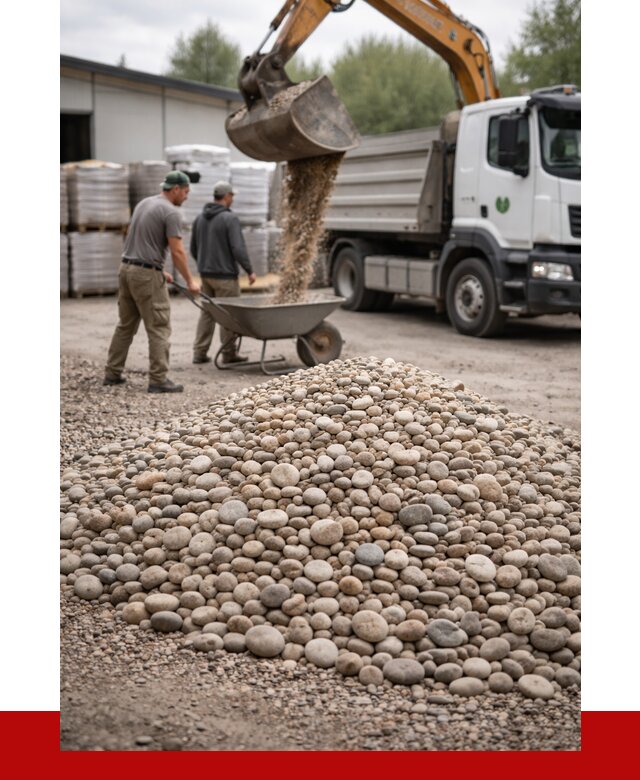 Галька декоративная в Химках от 3317 р. за куб | ПРОНЕРУДХмк