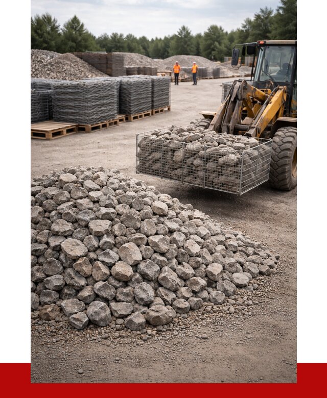 Камень для габионов фракция 70-150 в Химках от 4354 р. | ПРОНЕРУДХмк