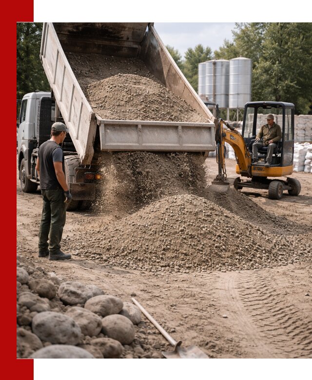 Доставка ПГС С3 в Химках самосвалами и миксерами