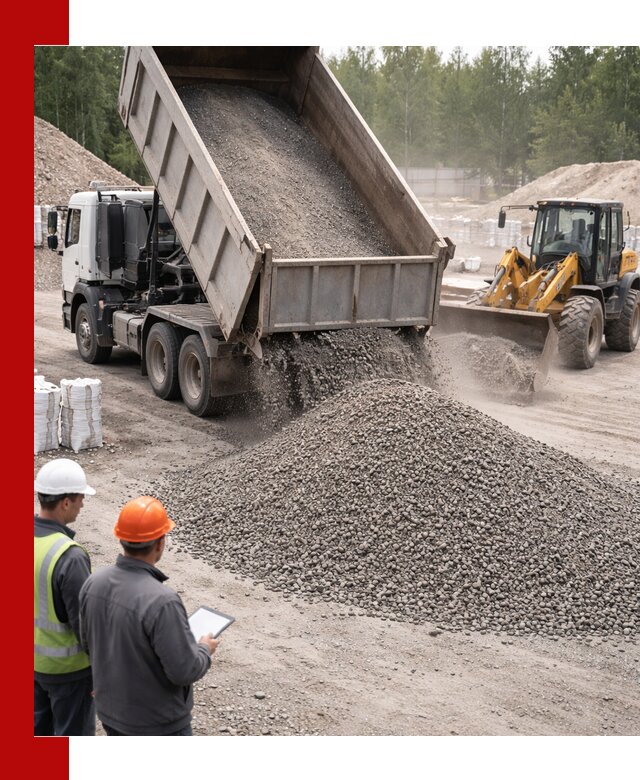 Доставка и продажа гранитного отсева 0-10 в Химках