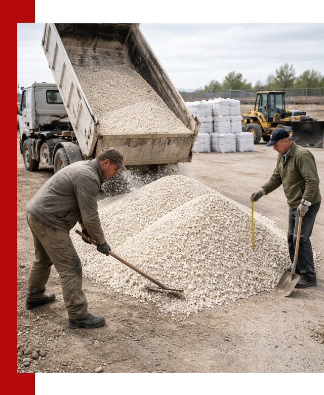 Мраморная крошка с доставкой и разгрузкой в Химках