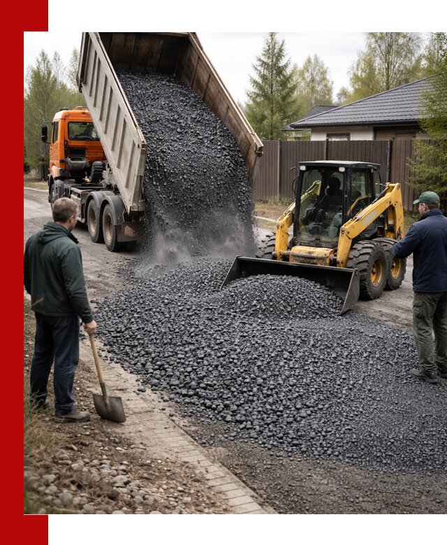 Крошка габбро с доставкой в Химках для строительных работ