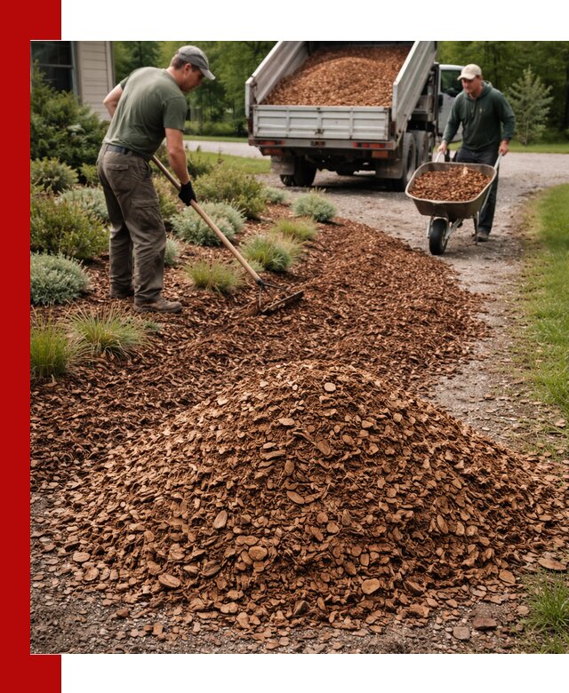 Крошка для мульчирования с доставкой в Химках