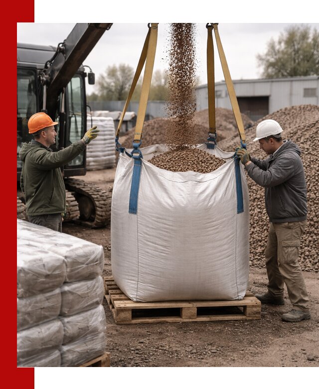 Керамзит в биг-бегах с доставкой в Химках
