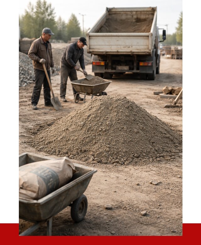 Цементно-песчаная смесь М150 в Химках от 4872 р. | ПРОНЕРУДХмк