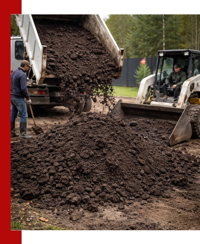 Плодородный грунт с доставкой в Химках для садов и огородов