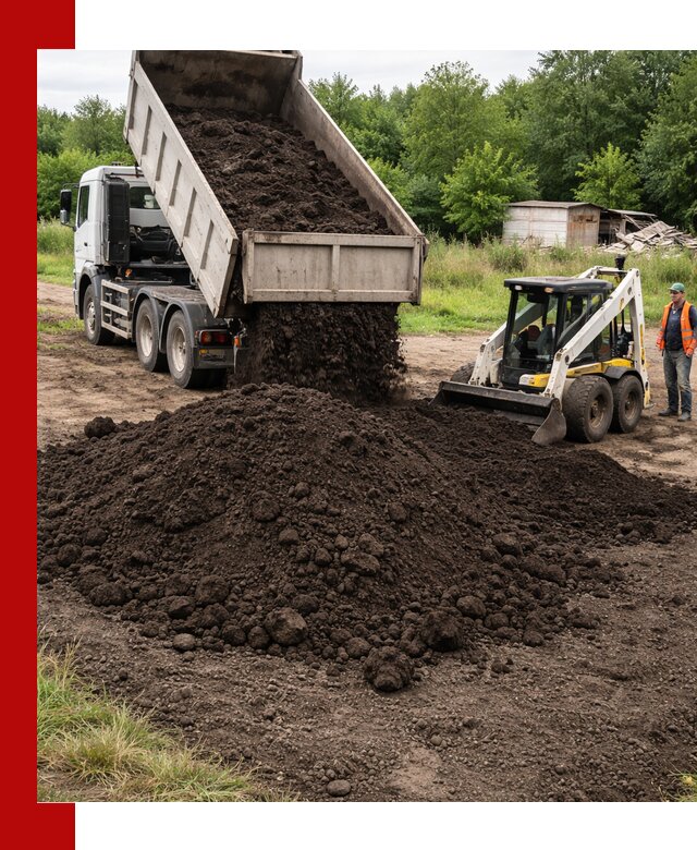 Поставка плодородной земли с доставкой самосвалом в Химках