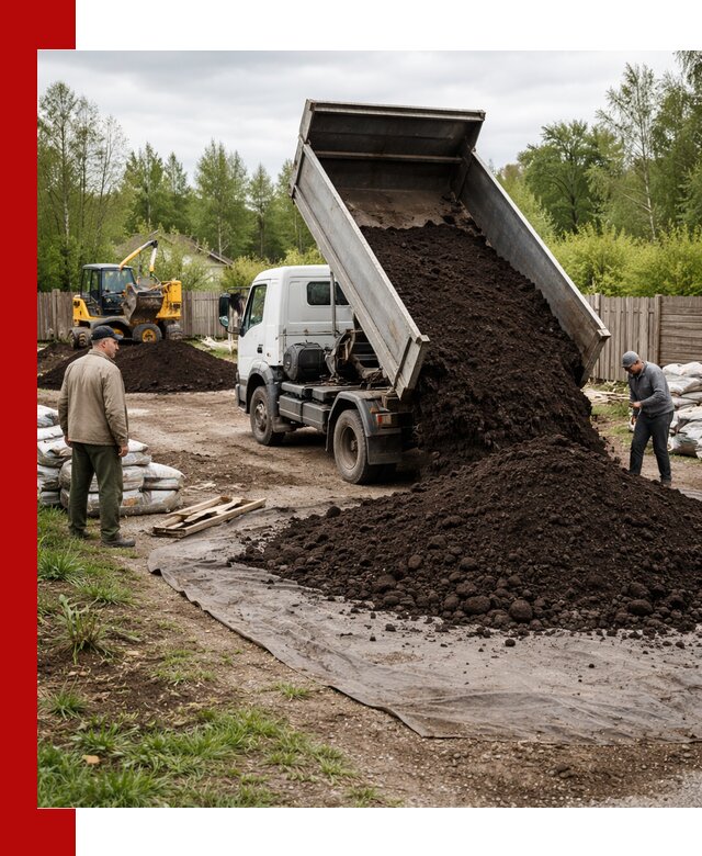 Доставка качественного почвогрунта в Химках оптом и в розницу