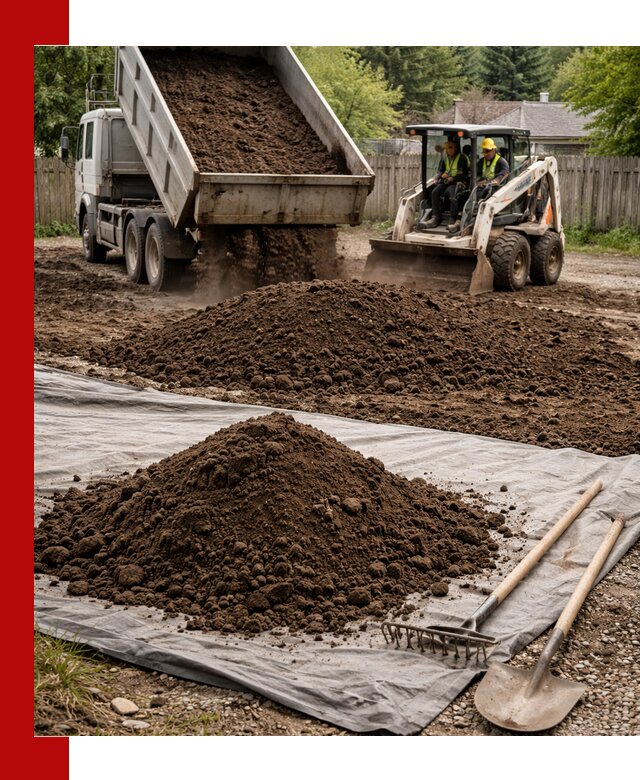 Грунт для отсыпки участка с доставкой в Химках