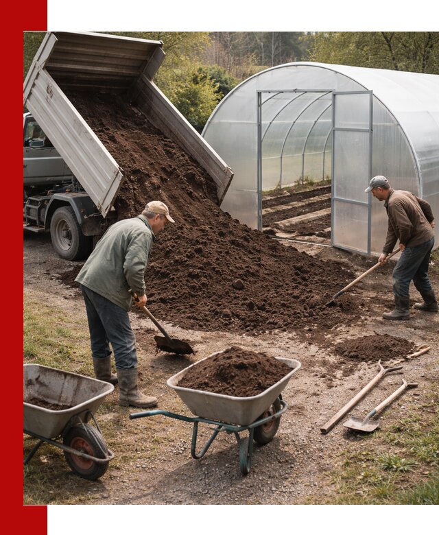 Грунт для теплицы с доставкой в Химках — плодородный субстрат под растения