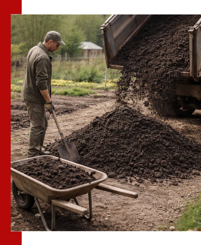 Доставка качественной земли для огорода в Химках