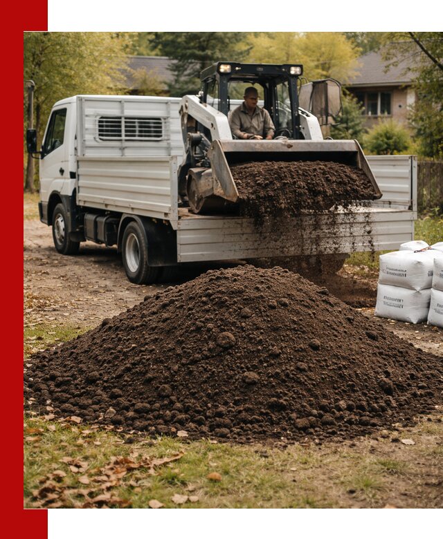 Доставка садовой земли в больших объёмах в Химках