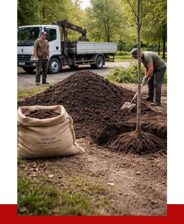Грунт для посадки деревьев в Химках от 1244 р. | ПРОНЕРУДХмк