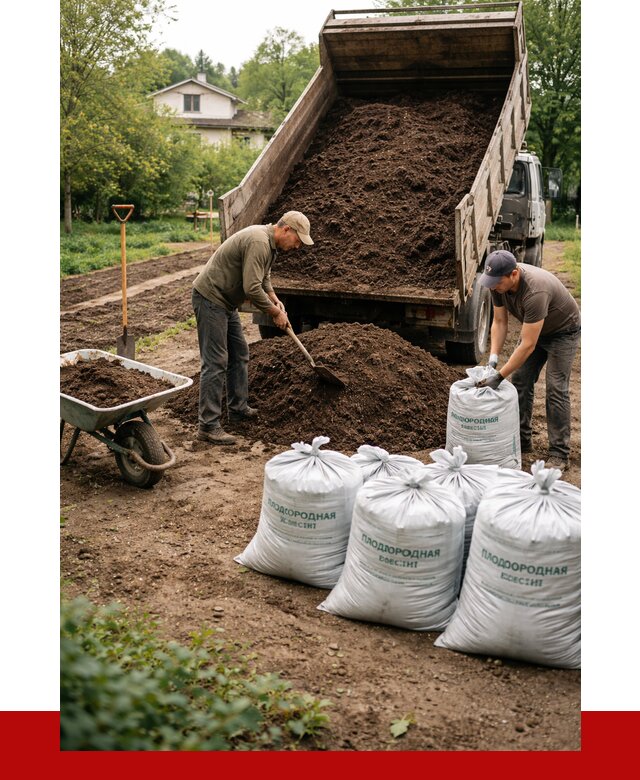 Плодородная смесь в Химках от 4354 р./куб с доставкой | ПРОНЕРУДХмк