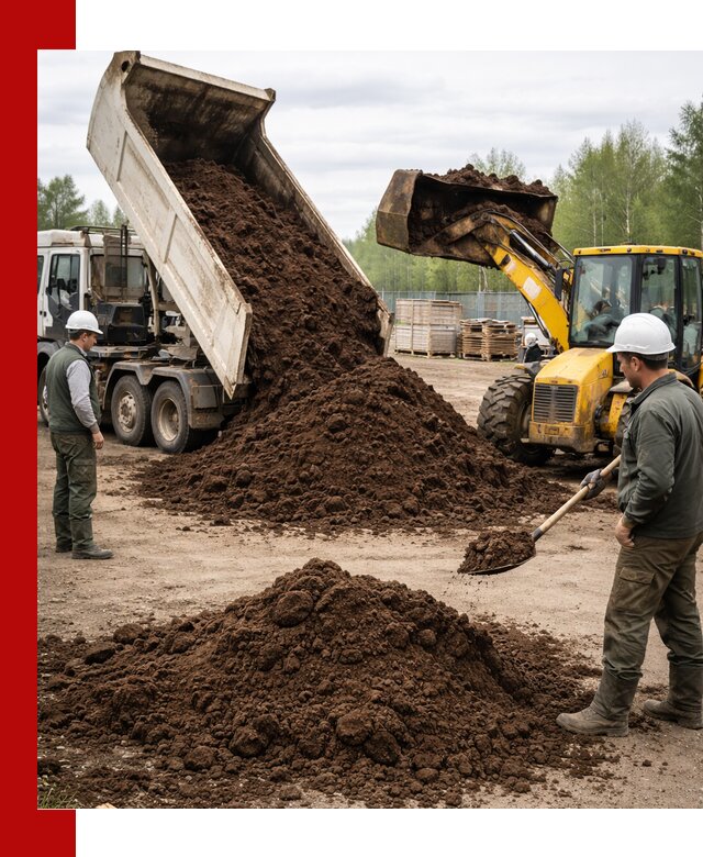 Доставка торфа оптом и в мешках в Химках