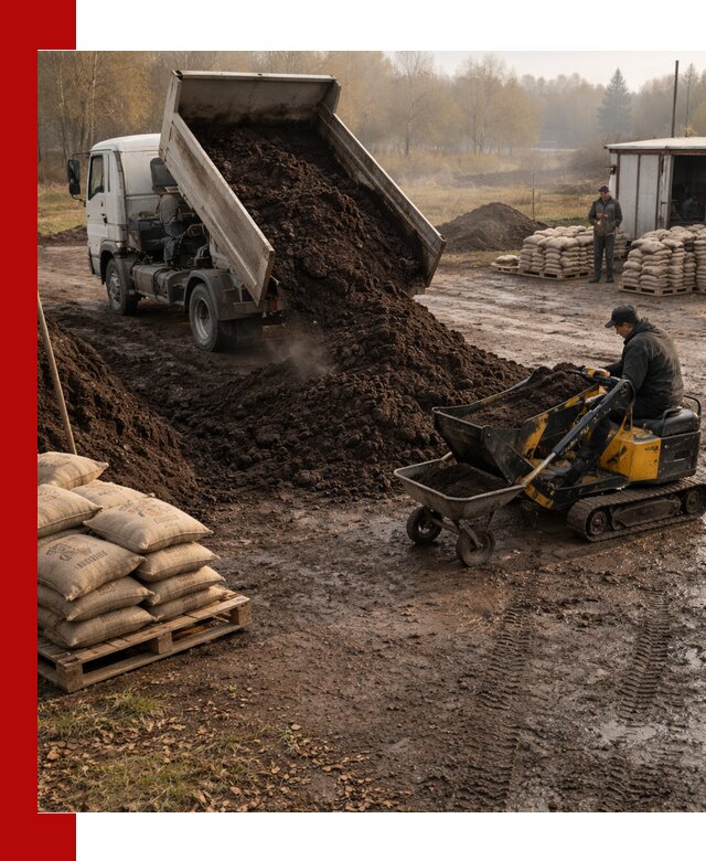 Кислый торф в доставке по выгодным ценам в Химках