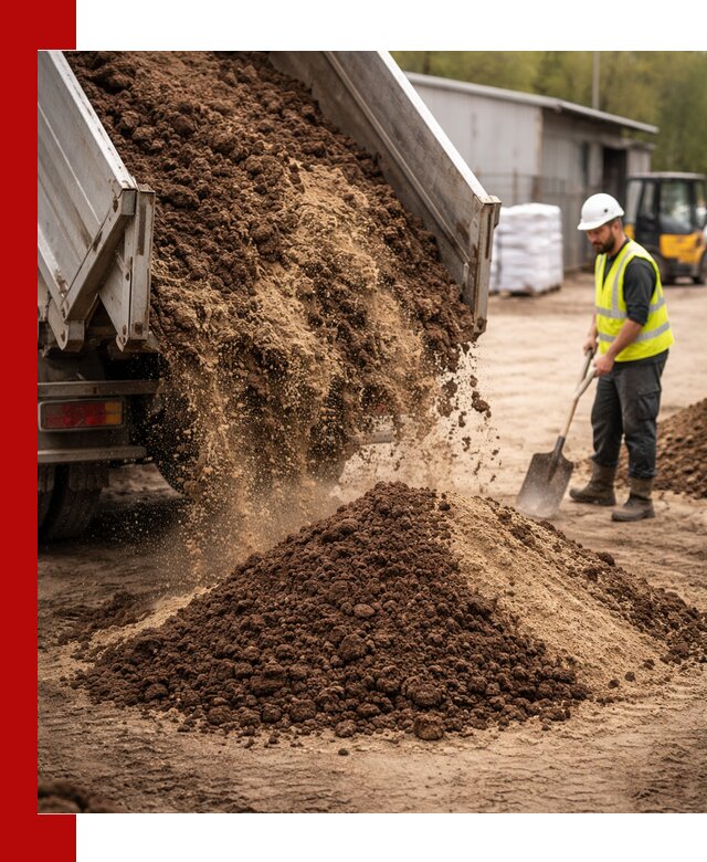 Доставка торфо-песчаной смеси в Химках для строительства и озеленения