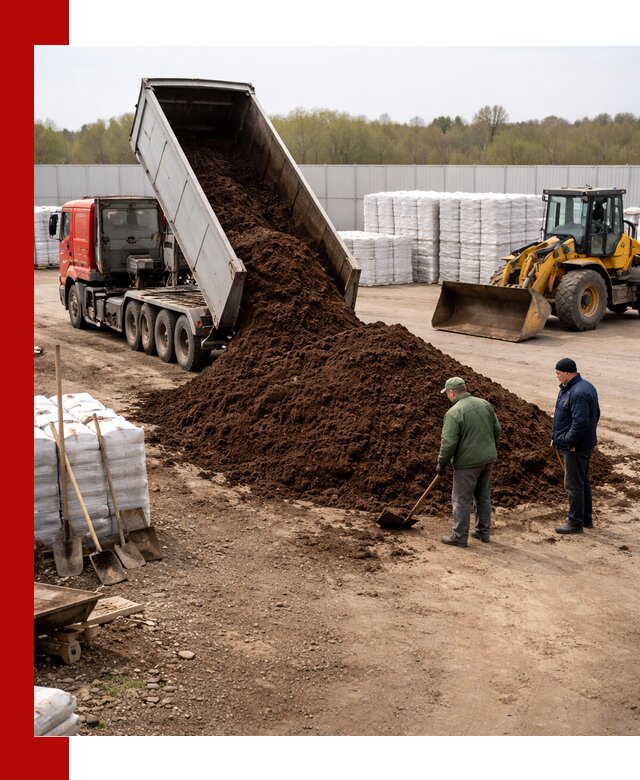 Доставка торфяных смесей оптом и в розницу в Химках