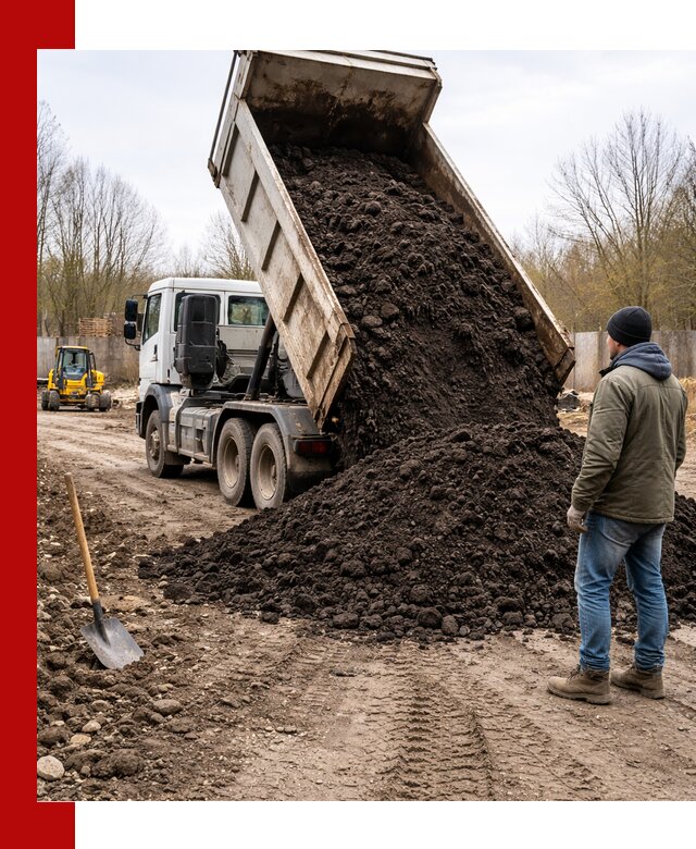 Доставка чернозема навалом в Химках быстро и выгодно