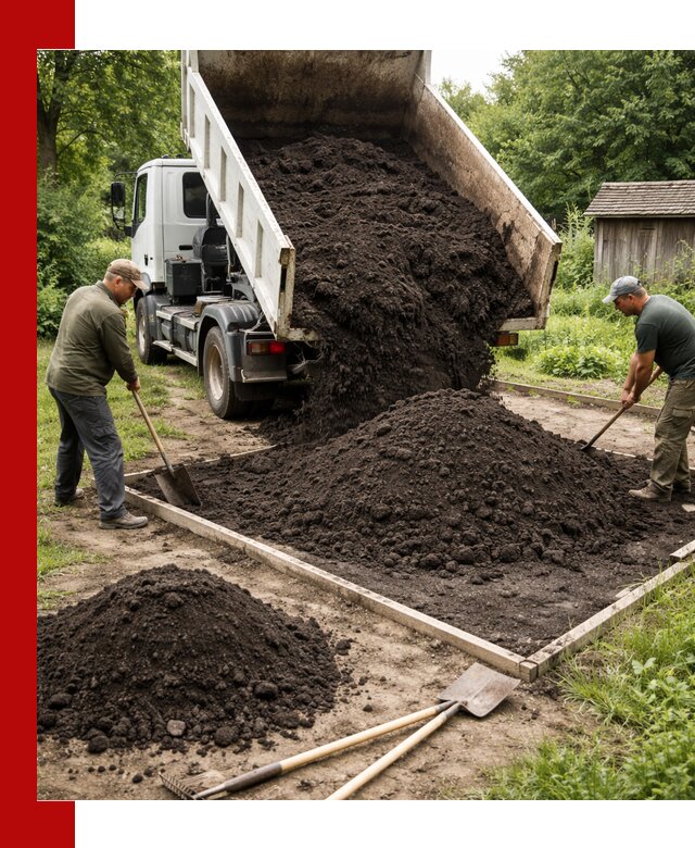 Купить чистый чернозем для огорода с доставкой в Химках