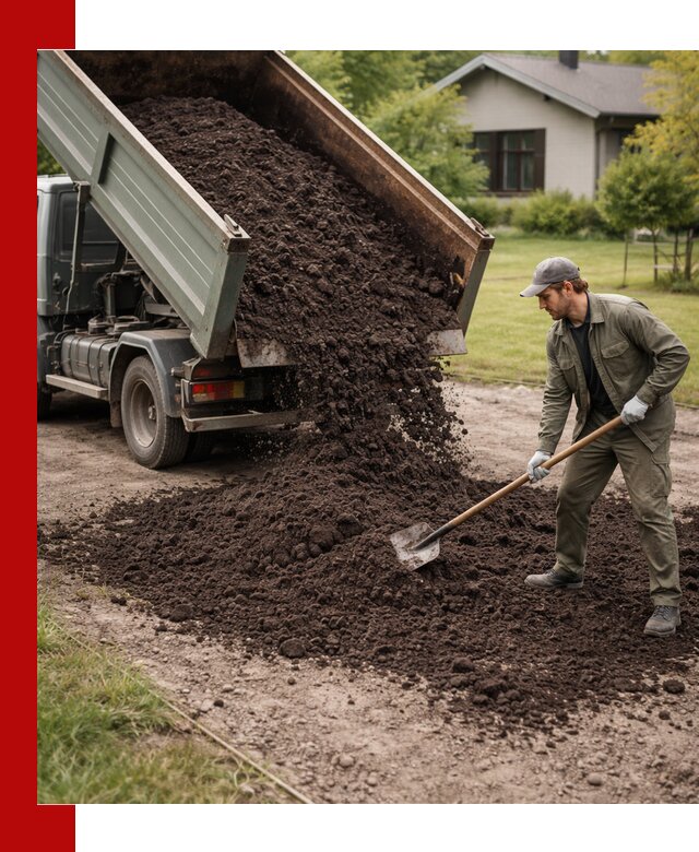 Чернозем для газона с доставкой в Химках быстро и качественно