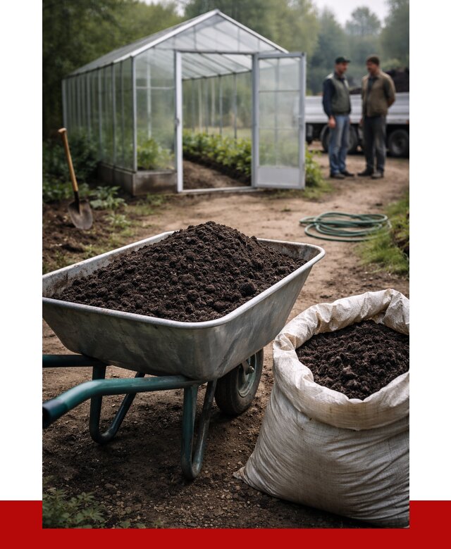 Чернозем для теплицы в Химках с доставкой от 1555 р. | ПРОНЕРУДХмк