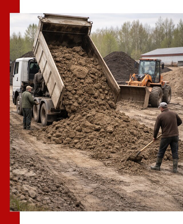 Доставка глин и суглинков в Химках оптом и вкрай