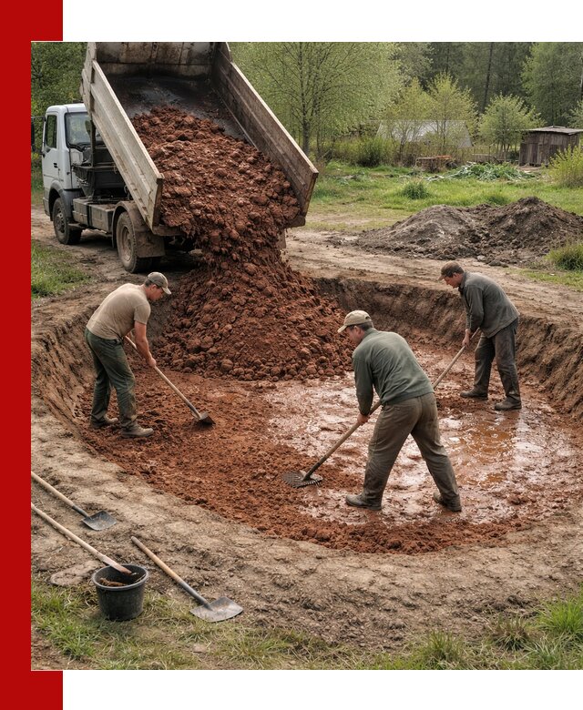 Купить качественную глину для пруда в Химках