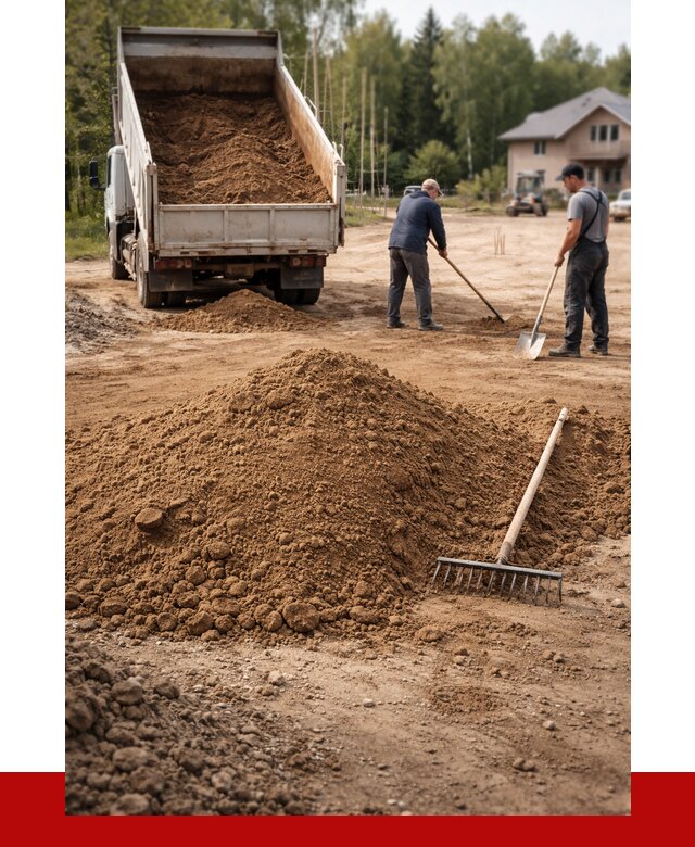 Суглинок для планировки в Химках с доставкой от 4354 р. | ПРОНЕРУДХмк